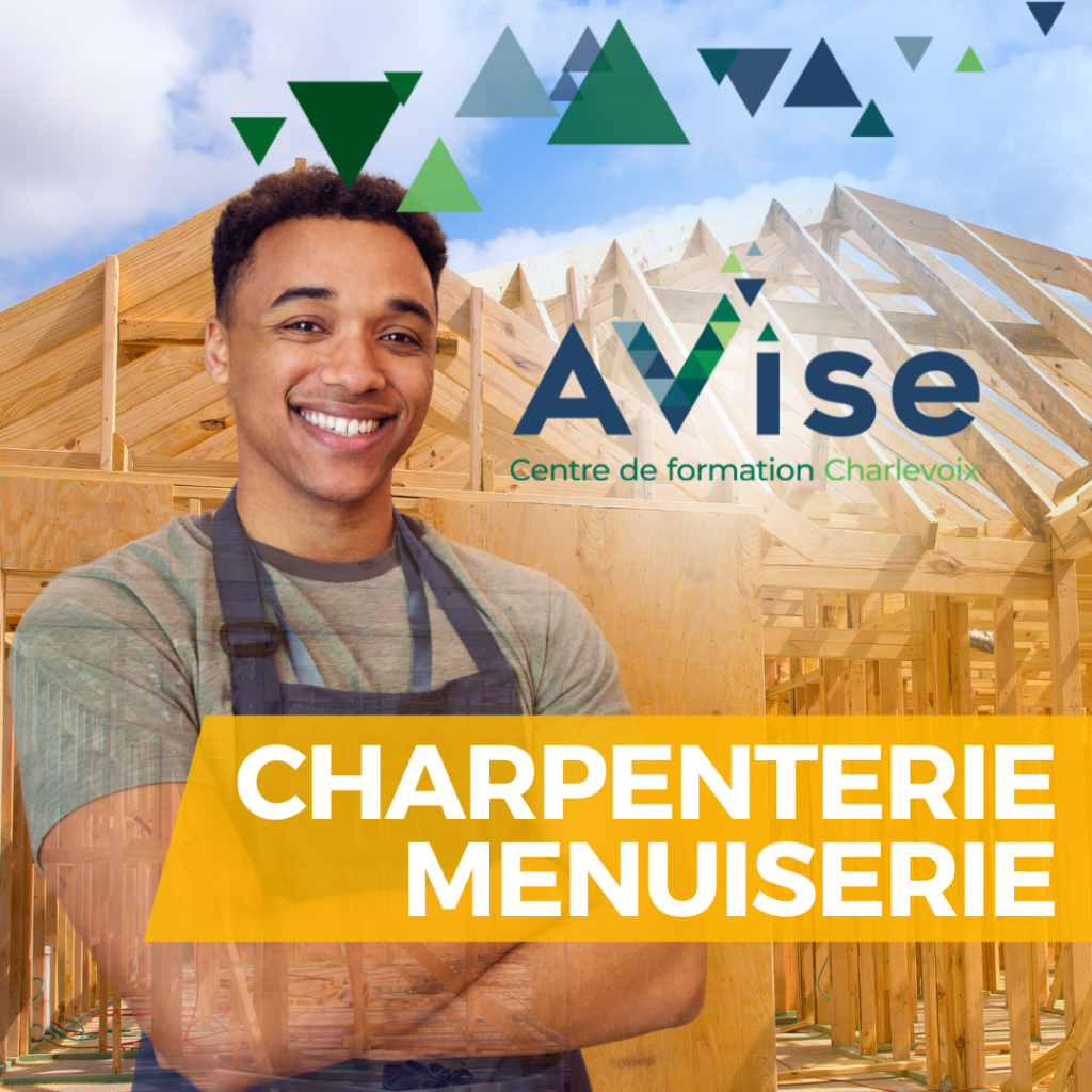 AEP CHARPENTERIE MENUISERIE FORMATION PROFESSIONNELLE DIPLOME CHARLEVOIX QUEBEC thumbnail